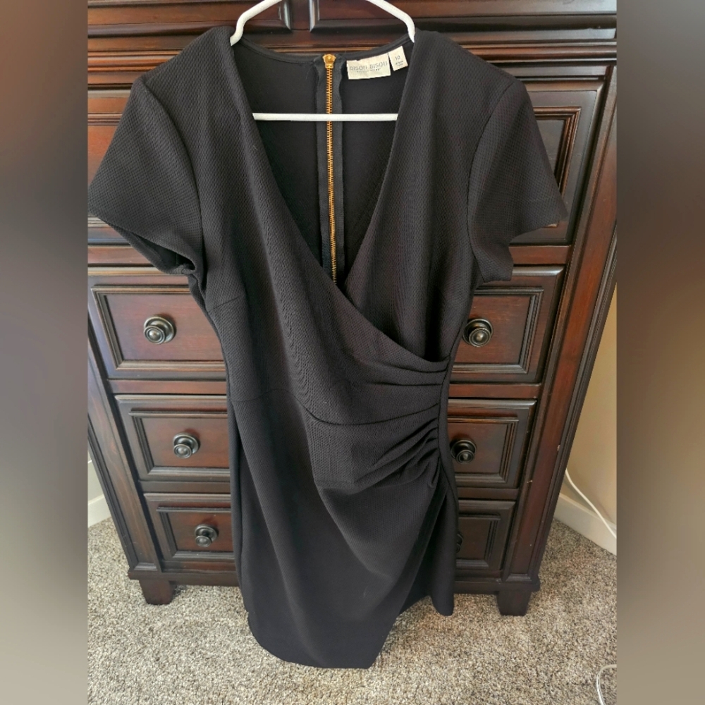 Bisou Bisou Black Asymmetrical Dress